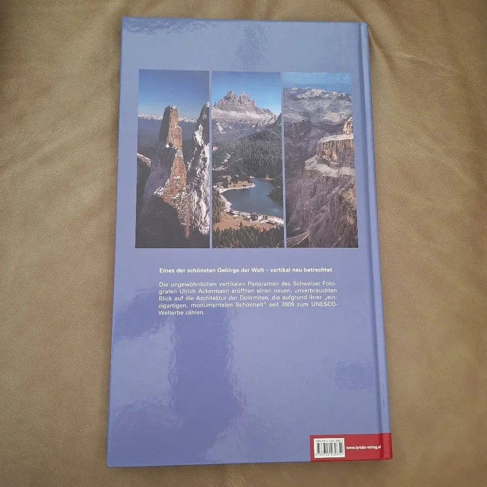Dolomiten vertikal: The World Natural Heritage from the air / Coffee Table Book